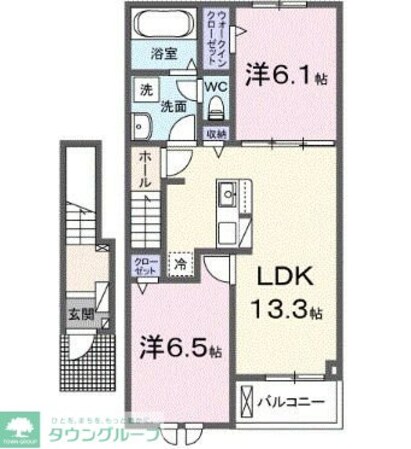 ルストパラディ 久留馬の物件間取画像